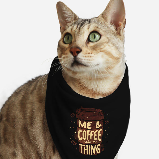 Me And Coffee Are A Thing-cat bandana pet collar-tobefonseca