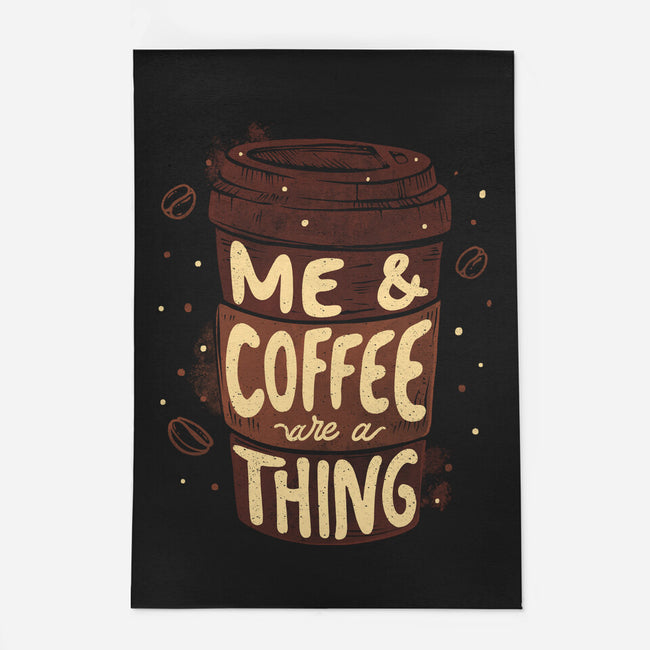 Me And Coffee Are A Thing-none indoor rug-tobefonseca