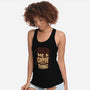 Me And Coffee Are A Thing-womens racerback tank-tobefonseca