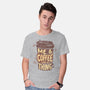 Me And Coffee Are A Thing-mens basic tee-tobefonseca