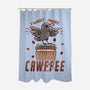 I Want More Cawfee-none polyester shower curtain-TechraNova