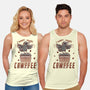 I Want More Cawfee-unisex basic tank-TechraNova