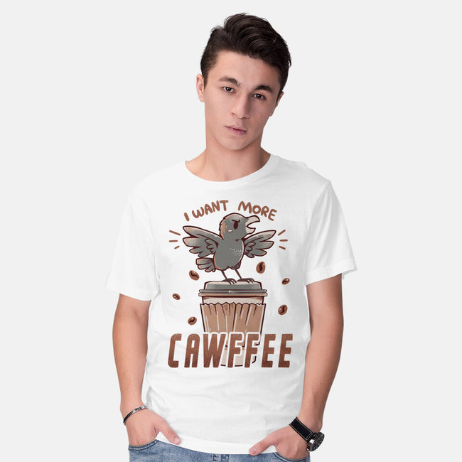 I Want More Cawfee-mens basic tee-TechraNova