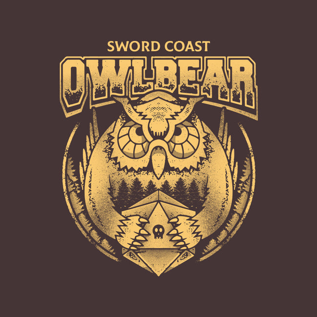 OwlBear-none removable cover w insert throw pillow-Logozaste