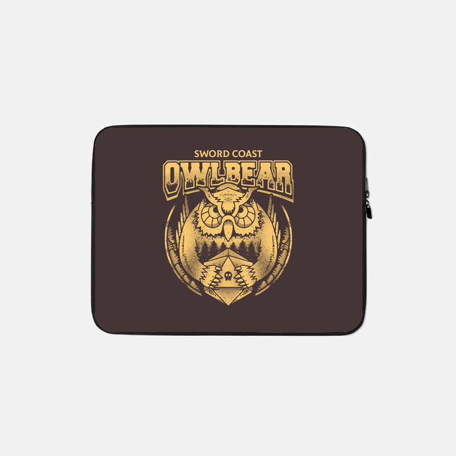 OwlBear-none zippered laptop sleeve-Logozaste