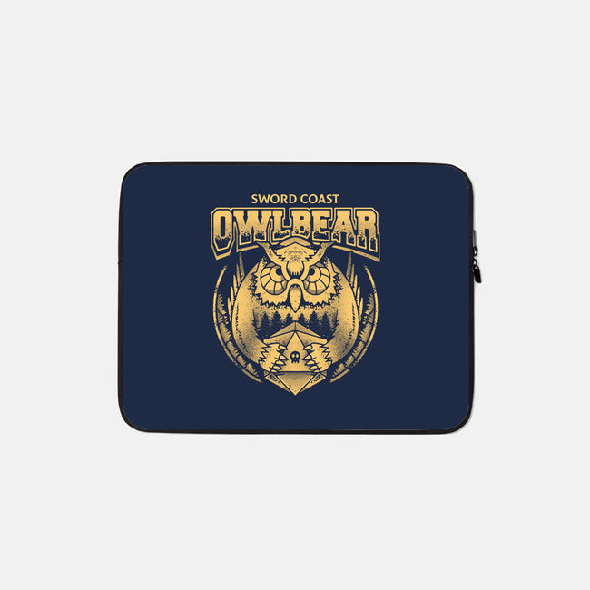 OwlBear-none zippered laptop sleeve-Logozaste