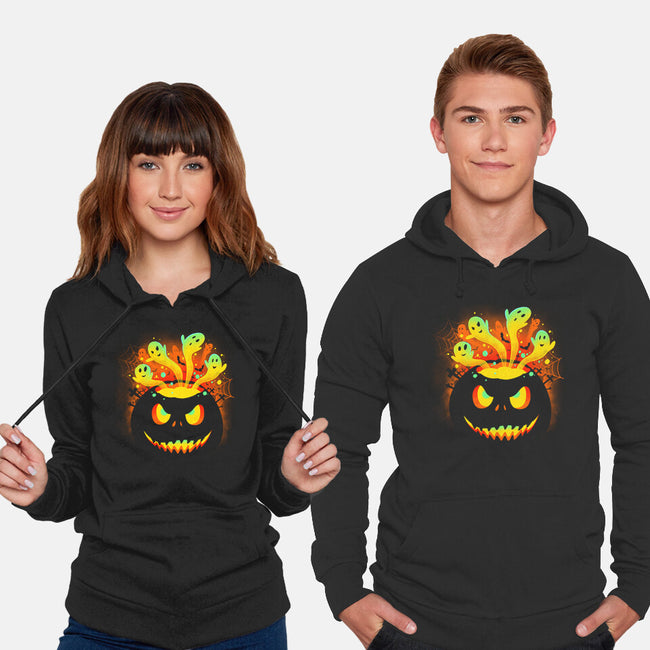 Pumpkin Ghosts-unisex pullover sweatshirt-erion_designs