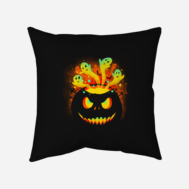 Pumpkin Ghosts-none removable cover throw pillow-erion_designs