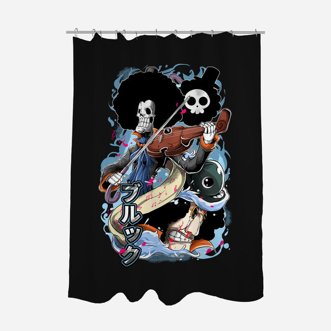 The Great Musician-none polyester shower curtain-Guilherme magno de oliveira