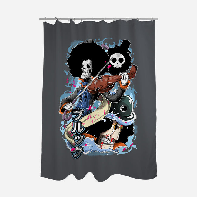 The Great Musician-none polyester shower curtain-Guilherme magno de oliveira