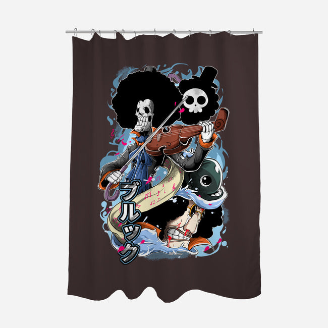 The Great Musician-none polyester shower curtain-Guilherme magno de oliveira