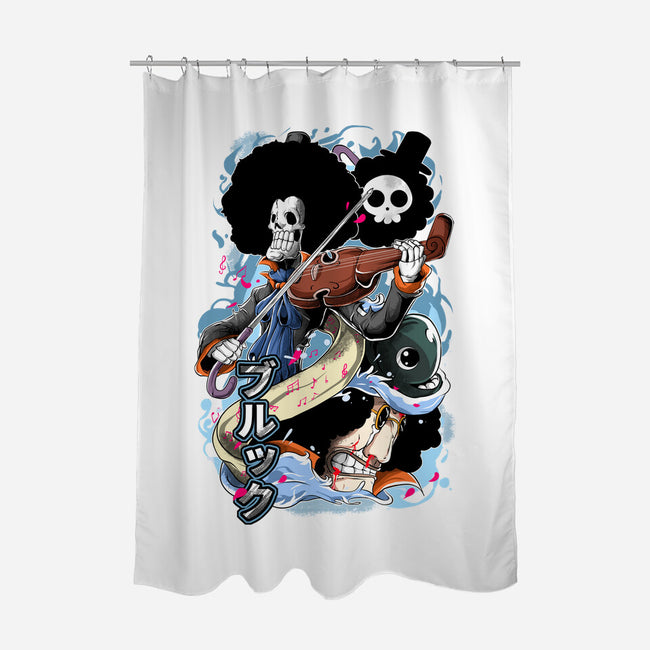 The Great Musician-none polyester shower curtain-Guilherme magno de oliveira