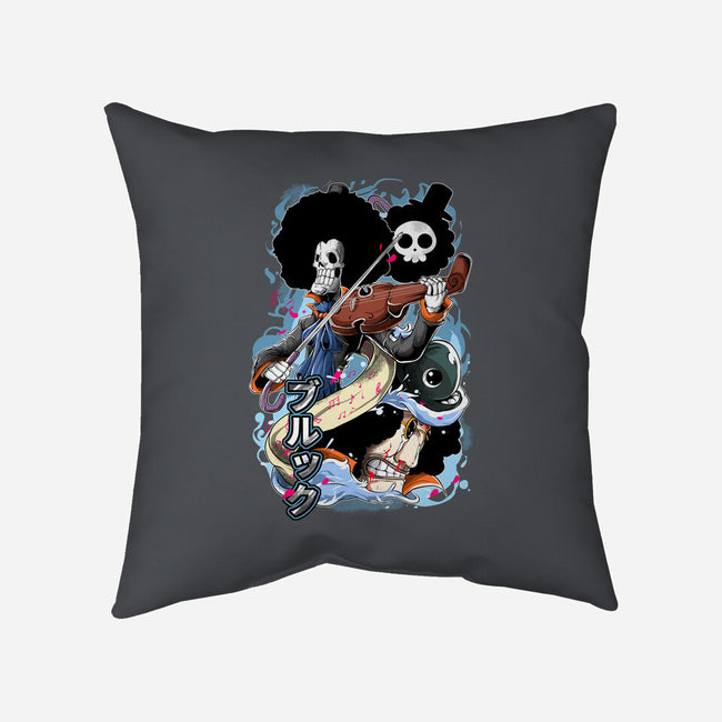 The Great Musician-none removable cover w insert throw pillow-Guilherme magno de oliveira