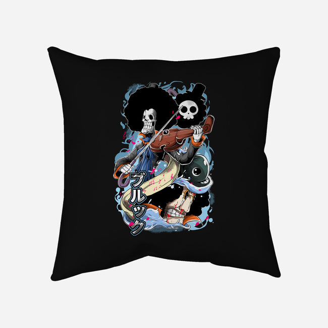 The Great Musician-none removable cover throw pillow-Guilherme magno de oliveira