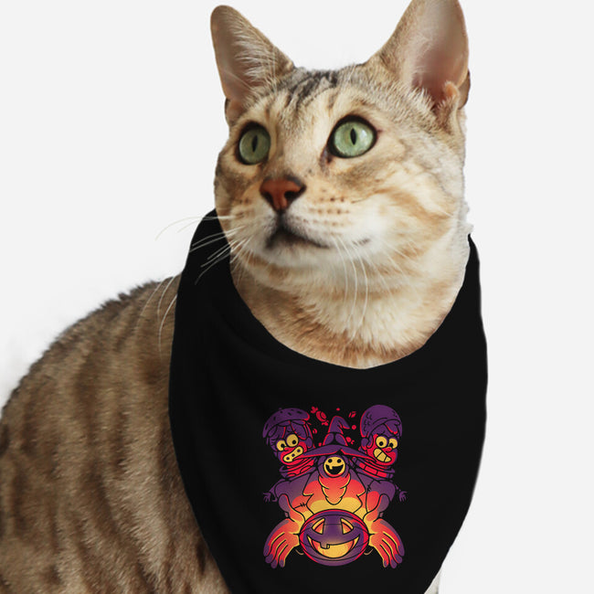 Summerween Trickster-cat bandana pet collar-estudiofitas