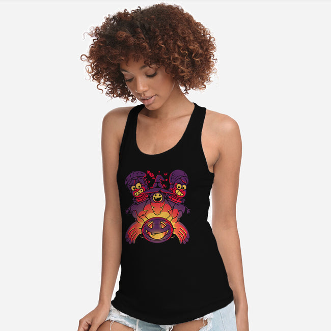 Summerween Trickster-womens racerback tank-estudiofitas