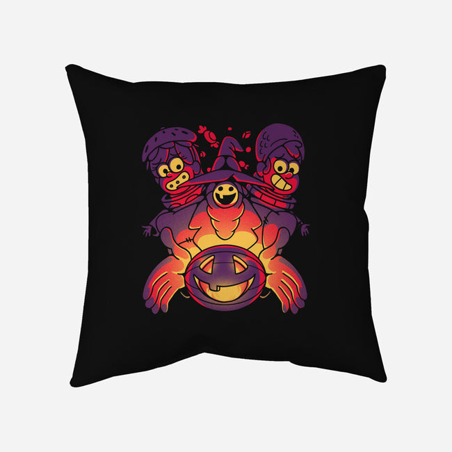 Summerween Trickster-none removable cover w insert throw pillow-estudiofitas