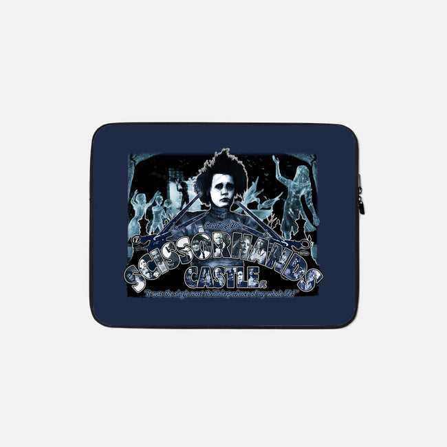 Greetings From Edward's Castle-none zippered laptop sleeve-goodidearyan