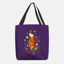 Fox Colors-none basic tote bag-Vallina84