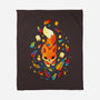 Fox Colors-none fleece blanket-Vallina84