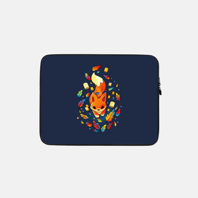 Fox Colors-none zippered laptop sleeve-Vallina84