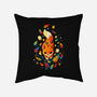 Fox Colors-none removable cover w insert throw pillow-Vallina84