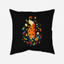 Fox Colors-none removable cover throw pillow-Vallina84