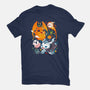 Digi Halloween-womens fitted tee-Vallina84