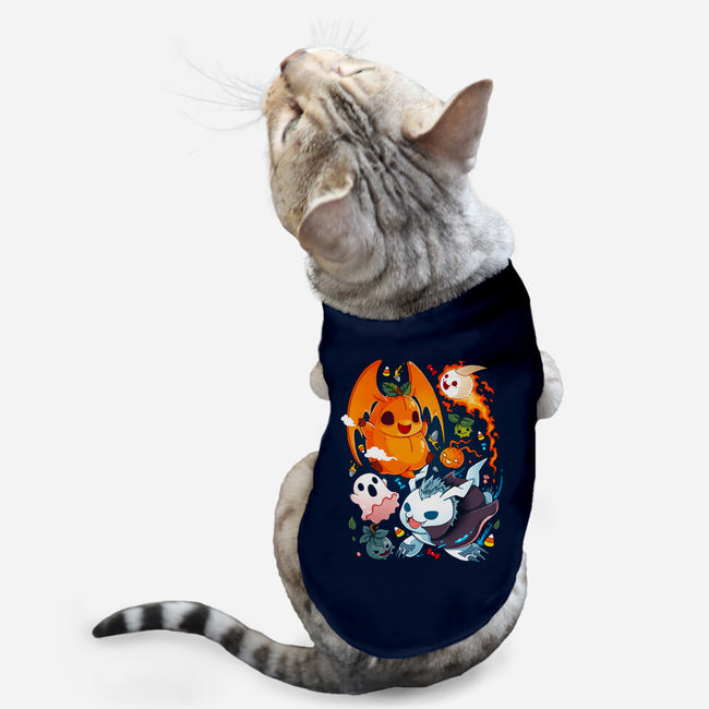 Digi Halloween-cat basic pet tank-Vallina84