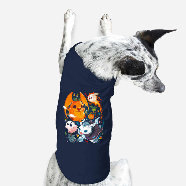 Digi Halloween-dog basic pet tank-Vallina84