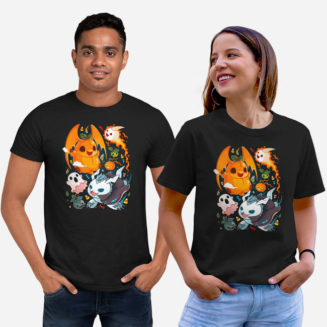 Digi Halloween-unisex basic tee-Vallina84