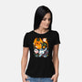 Digi Halloween-womens basic tee-Vallina84