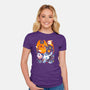 Digi Halloween-womens fitted tee-Vallina84