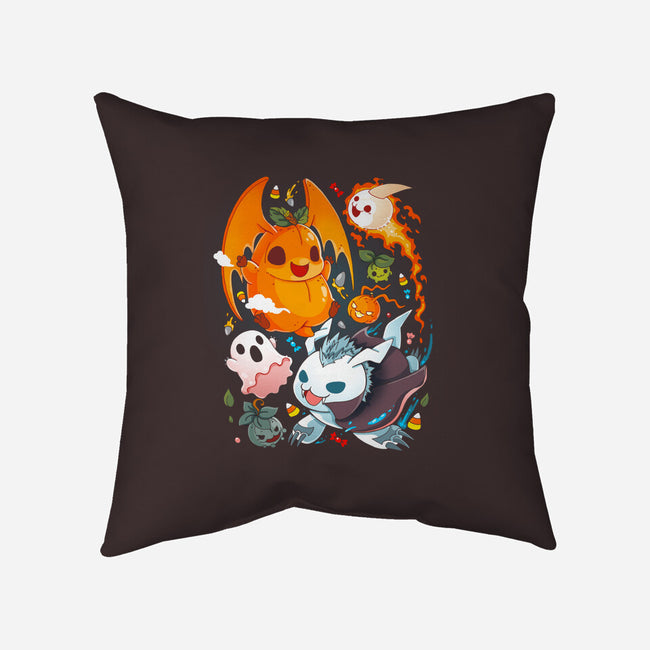 Digi Halloween-none removable cover w insert throw pillow-Vallina84