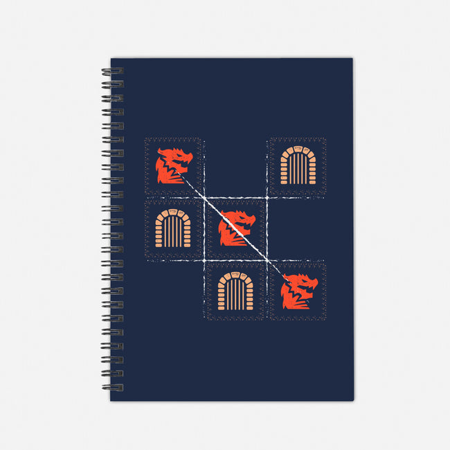 Three In A Row-none dot grid notebook-Logozaste
