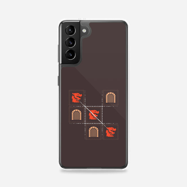 Three In A Row-samsung snap phone case-Logozaste