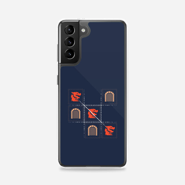 Three In A Row-samsung snap phone case-Logozaste