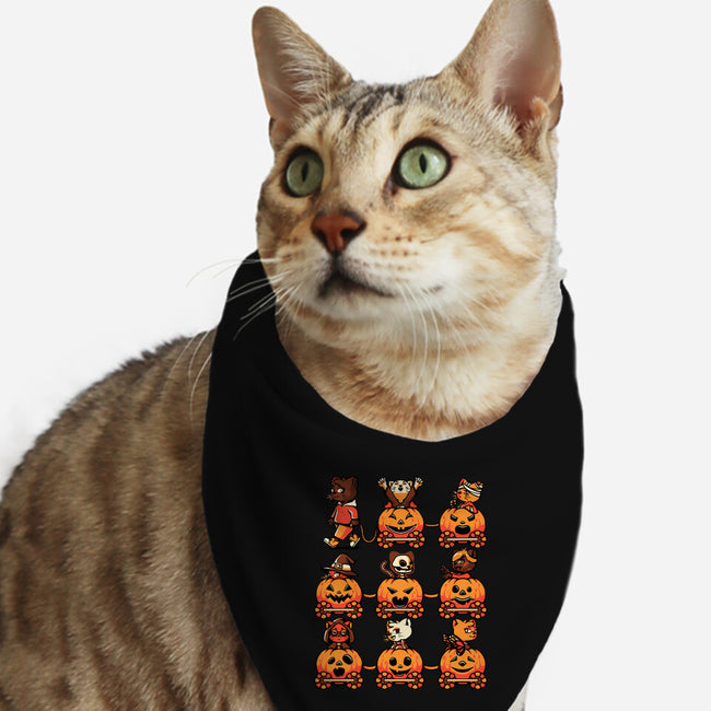 9 Lives-cat bandana pet collar-tobefonseca