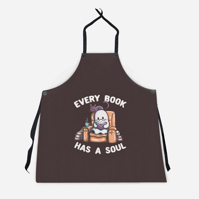 Every Book Has A Soul-unisex kitchen apron-tobefonseca