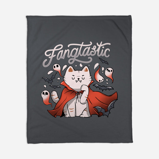Fangtastic Vampire-none fleece blanket-tobefonseca