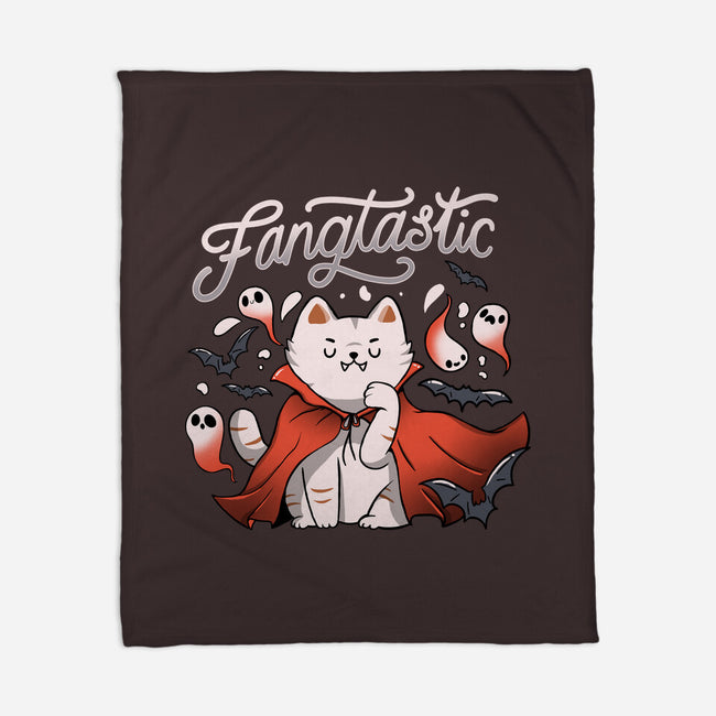 Fangtastic Vampire-none fleece blanket-tobefonseca