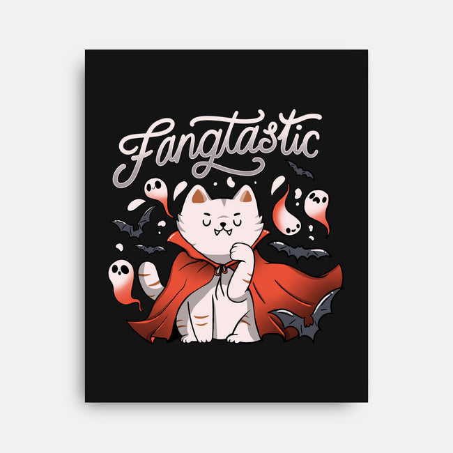 Fangtastic Vampire-none stretched canvas-tobefonseca