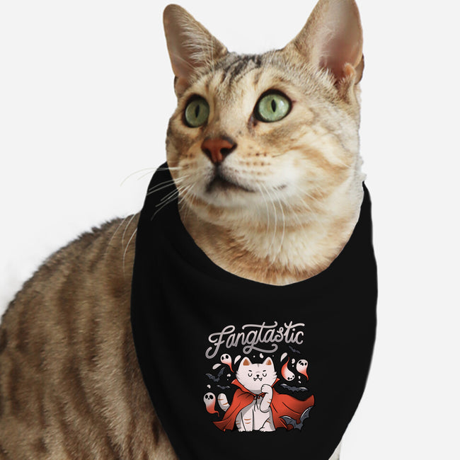 Fangtastic Vampire-cat bandana pet collar-tobefonseca