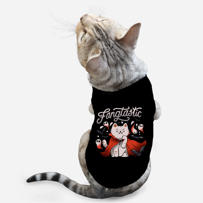 Fangtastic Vampire-cat basic pet tank-tobefonseca
