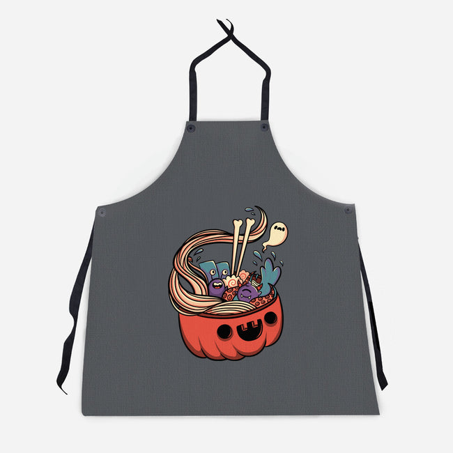 Monster Bowl-unisex kitchen apron-tobefonseca
