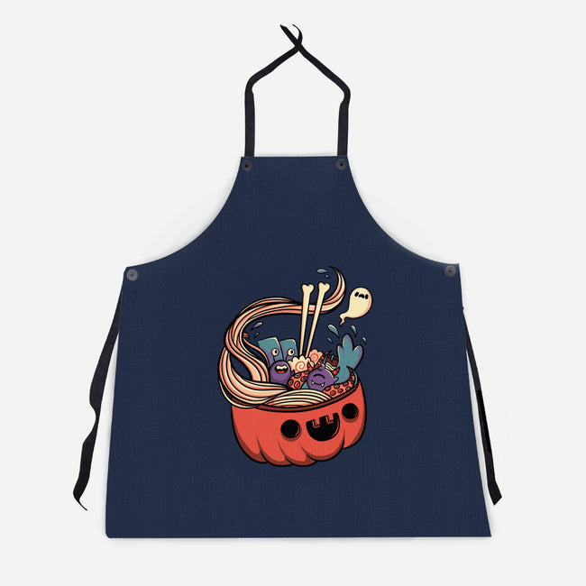 Monster Bowl-unisex kitchen apron-tobefonseca