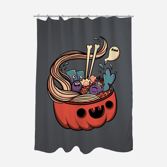 Monster Bowl-none polyester shower curtain-tobefonseca