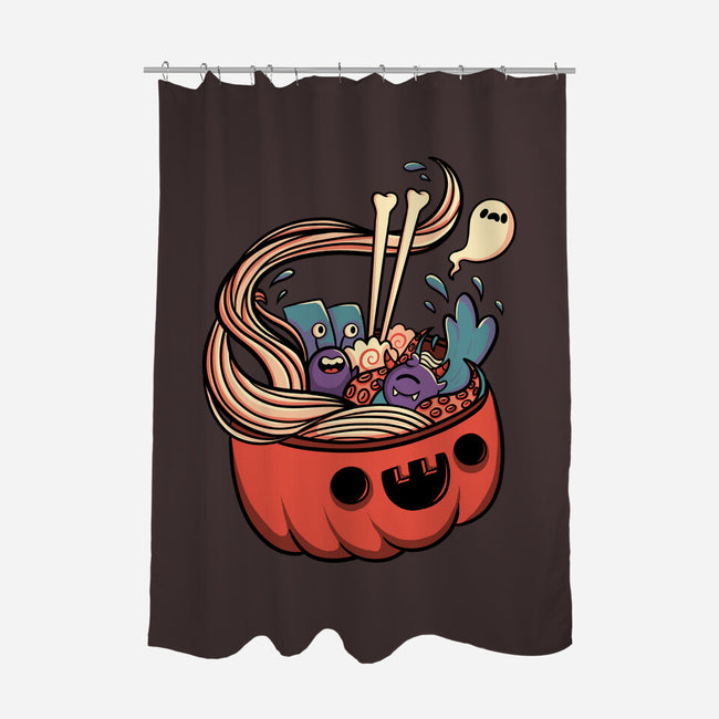 Monster Bowl-none polyester shower curtain-tobefonseca