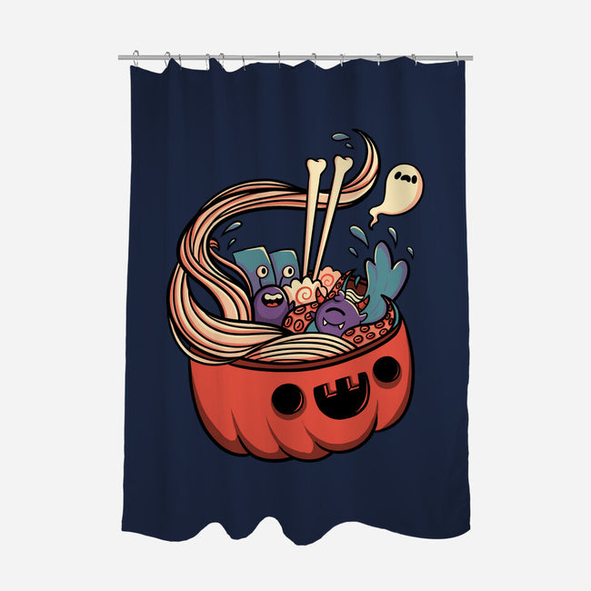 Monster Bowl-none polyester shower curtain-tobefonseca