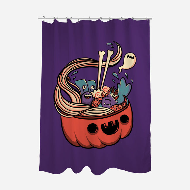 Monster Bowl-none polyester shower curtain-tobefonseca